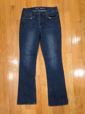 Old Navy Women's Bootcut Jeans in Dark Indigo